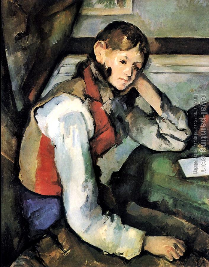 Paul Cezanne : Boy in a Red Waistcoat